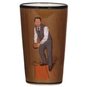 Villeroy & Boch Dresden beaker, Man Bowling.