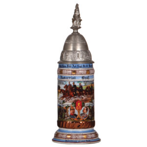 Regimental stein, .5L, Feld Artl. Regt. Nr. 61.