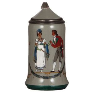 Mettlach stein, .5L, 439[3080], Bavaria, by F. Quidenus.
