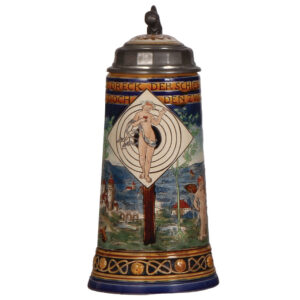 Mettlach stein, .5L, 2717, Venus Target.