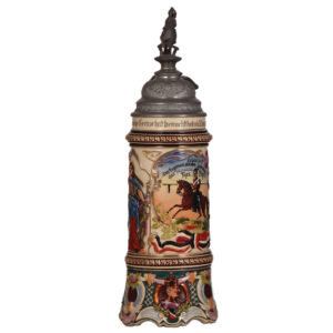 Regimental stein, .5L, Ulanen Regt. No. 14.